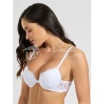 SPIMAN REGGISENO DONNA PUSH UP IN PIZZO ARIEL BIANCO