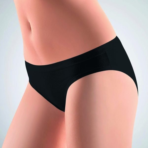 COTONELLA 3362 SLIP DONNA VITA BASSA_NERO