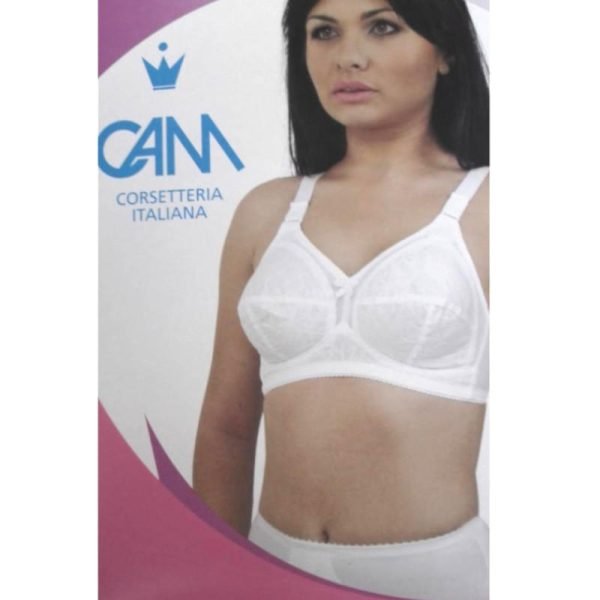 CAM REGGISENO DONNA CLASSICO COTONE 12T BIANCO