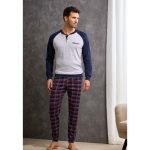 IL GRANCHIO PIGIAMA UOMO CALDO COTONE GP2088