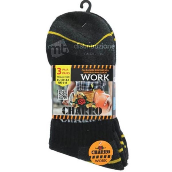 CHARRO CALZA UOMO SPUGNA WORK MIDI