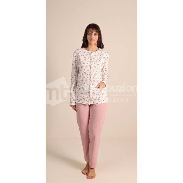 GARY PIGIAMA APERTO DONNA CALDO COTONE C552