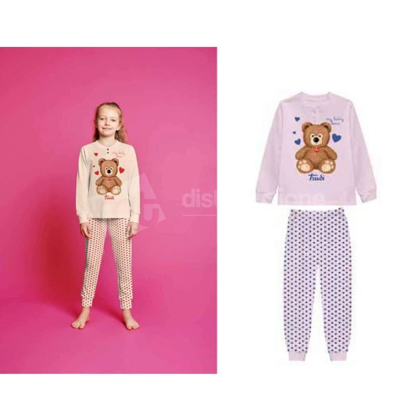 DISNEY PIGIAMA BIMBA TRUDI COTONE 7398
