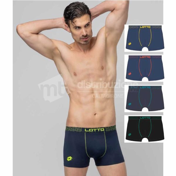 LOTTO BOXER UOMO FANTASIA COTONE LB1367