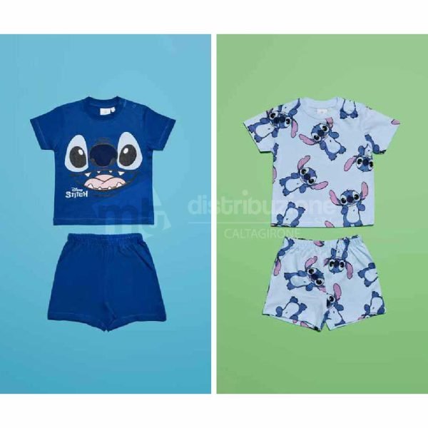 DISNEY PIGIAMA CORTO BABY COTONE STITCH 4160