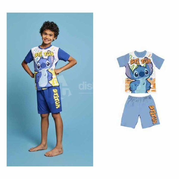 DISNEY PIGIAMA CORTO BIMBO COTONE STITCH 4833