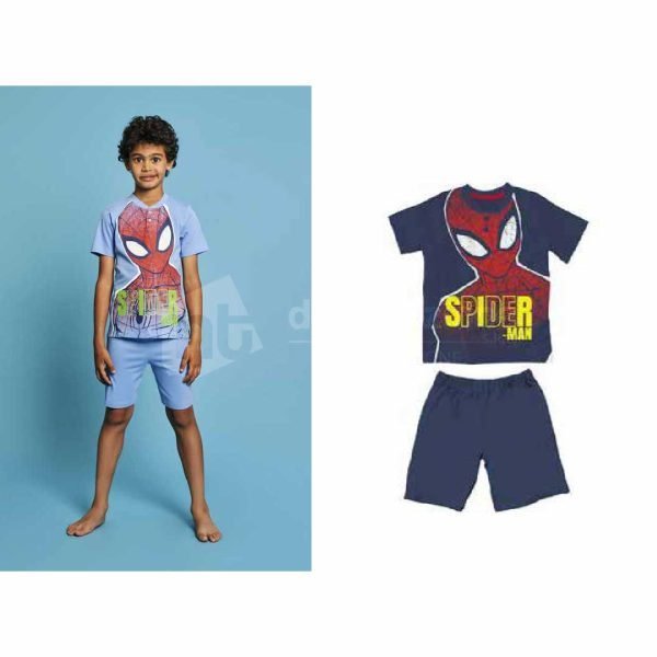 DISNEY PIGIAMA CORTO BIMBO COTONE SPIDERMAN 7705