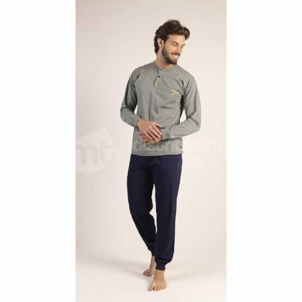 GARY PIGIAMA M/L UOMO COTONE 6222